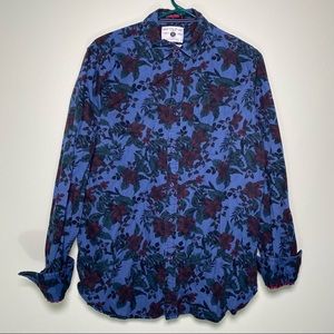 Flower Print Dress Shirt